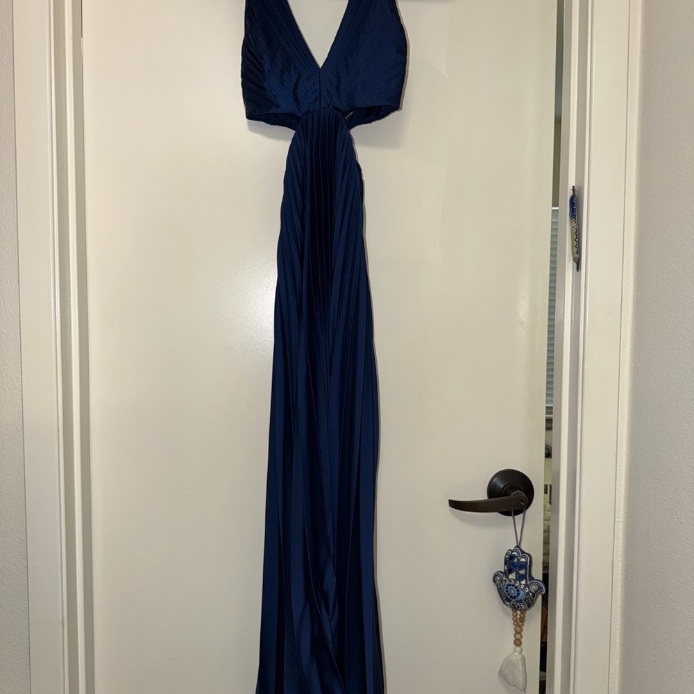 Abercrombie & Fitch Deep Blue Backless Dress